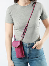 Telefoonetui Eva Art Dco Leder Paul marius Violet la suite art deco EVAART-vue-porte