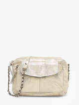 Cross Body Tas Naina Leder Pieces Goud naina 17087872