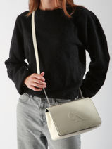 Cross Body Tas Sculpted Calvin klein jeans Beige sculpted K612727-vue-porte