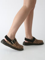 Slippers Jorge Iii Uit Leder Dr martens Bruin women 41088200-vue-porte