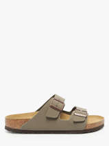 Slippers Arizona Bfbc Stone Birkenstock Grijs men 151211