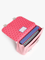 Boekentas 2 Compartimenten Jeune premier Roze classics C-vue-porte