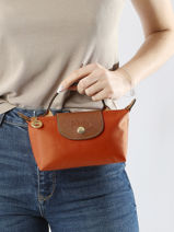 Longchamp Le pliage original Clutch Oranje-vue-porte