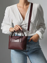 Cross Body Tas Maya Double Kba Lancaster Blauw maya double kba 101-vue-porte