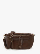 Heuptasje Lulu castagnette Bruin zip YSALINE