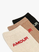 Sokken Pieces Veelkleurig socks women 17148222-vue-porte