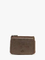 Portemonnee Leder Mila louise Bruin vintage 3853X