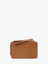 Kaarthouder Leder Crinkles Bruin caviar 14318