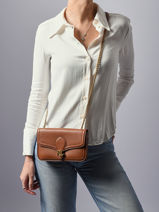 Cross Body Tas Bradley Leder Lauren ralph lauren Bruin bradley 32977374-vue-porte