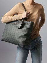 Schoudertas Power Play Guess Zwart power play SL712424-vue-porte