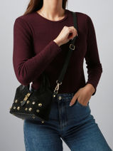 Handtas Velvet Studs Milano Zwart velvet studs VS25091-vue-porte