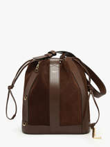 Bucket Bag M Elles Leder Lancel Bruin elles A13360