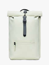 Rolltop Rucksack - Rugzak 1 Compartiment Met 14" Laptopvak Rains Geel city 13320