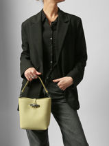 Longchamp Le roseau Cross bodytas Groen-vue-porte