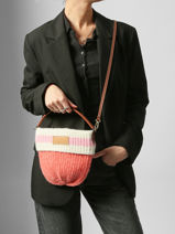 Longchamp Le pliage cocooning Cross bodytas Roze-vue-porte