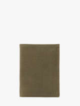 Portefeuille Met Kaarthouder Oil Leder Etrier Groen oil EOIL5016