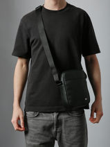 Cross Body Tas Tommy hilfiger Zwart th flag AM14015-vue-porte