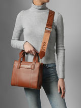 Handtas Aury Re Valentino Bruin aury re VBS9OB05-vue-porte