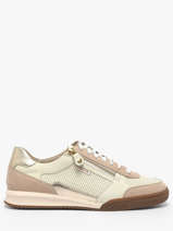 Sneakers Uit Leder Mephisto Beige women P5147016