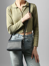 Cross Body Tas Confort Leder Hexagona Blauw confort 466745-vue-porte