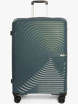 Harde Reiskoffer Montreal Travel Groen montreal L