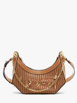 Cross Body Tas M Croisette Charms Leder Lancel Bruin croisette A14012