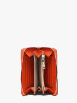 Portefeuille Ld Wallets Laurent david Oranje ld wallets 1-vue-porte