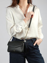 Cross Body Tas Enveloppe Leder Lancel Zwart enveloppe A14024-vue-porte