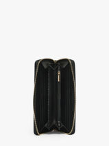 Portefeuille Lulu castagnette Zwart zip CHRYS702-vue-porte