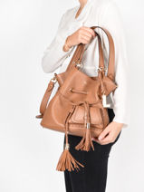 Bucket Bag M Premier Flirt Leder Lancel Rood premier flirt A10110-vue-porte