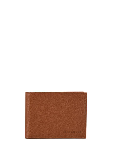 Longchamp Le foulonn Portefeuille Bruin