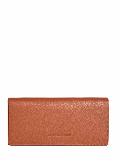 Longchamp Le foulonn Portefeuille Bruin