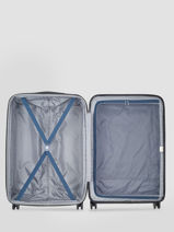 Harde Reiskoffer Air Armour Delsey Zwart air armour 3866-821-vue-porte