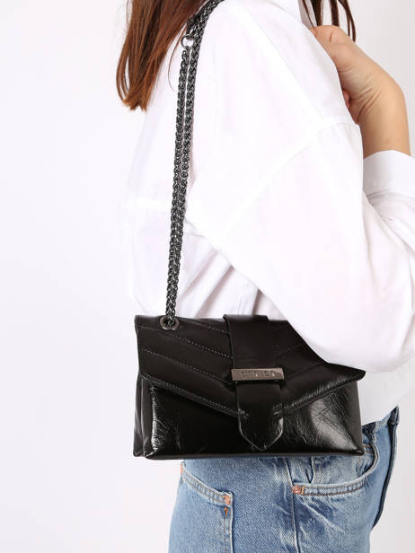 Cross Body Tas Jana Amour Leder Etrier Zwart jana amour EJAM002R ander zicht 1