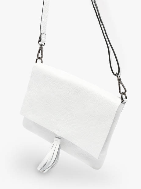Cross Body Tas Caviar Leder Milano Wit caviar CA22112 ander zicht 2
