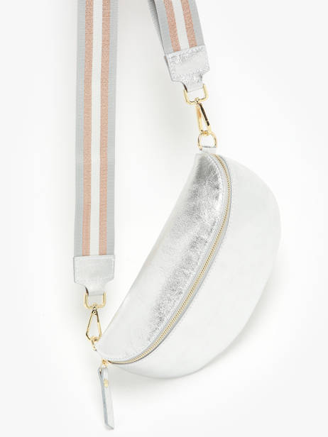 Heuptasje Nine Leder Milano Zilver nine NI24011 ander zicht 2