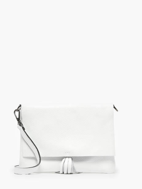 Cross Body Tas Caviar Leder Milano Wit caviar CA22112