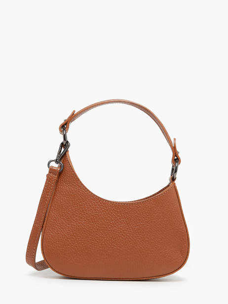Cross Body Tas Caviar Leder Milano Bruin caviar CA23118