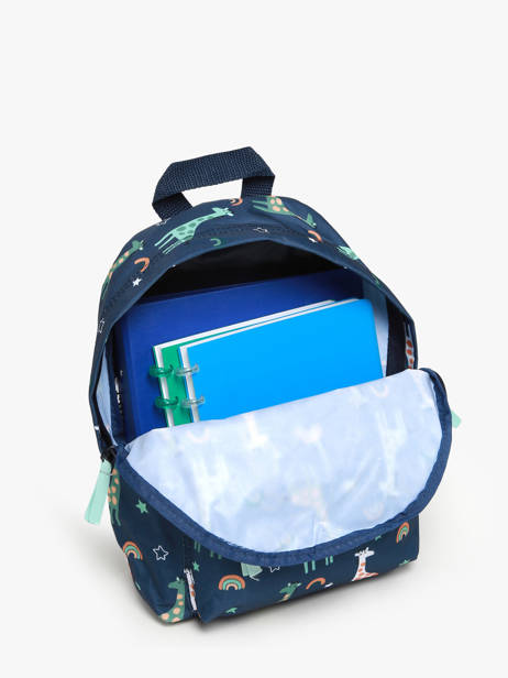 Mini Rugzak Pret Blauw think happy thoughts 4154 ander zicht 3