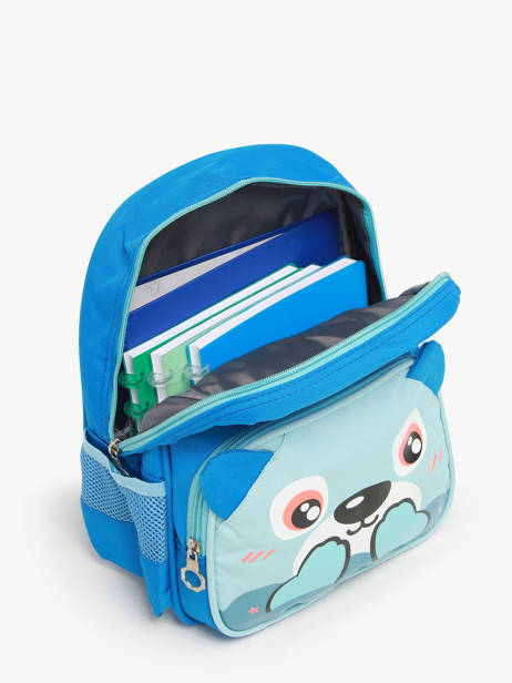 Mini Rugzak Miniprix Blauw animal 608 ander zicht 3
