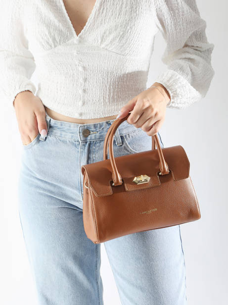 Cross Body Tas Milano Cosmos Leder Lancaster Beige milano cosmos 77 ander zicht 1