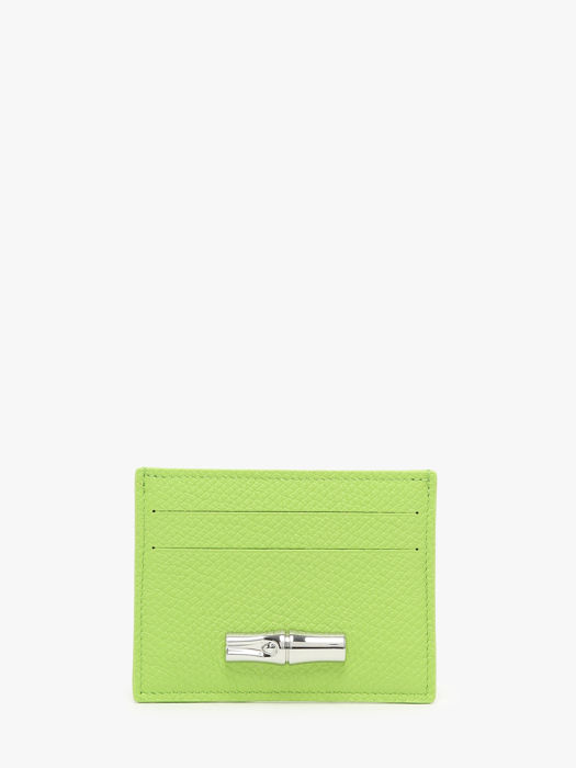 Longchamp Le roseau Kredietkaarthouder Groen