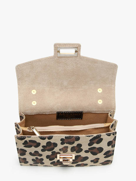 Cross Body Tas Velvet Leopardo Leder Milano Veelkleurig velvet leopardo VL21121 ander zicht 3