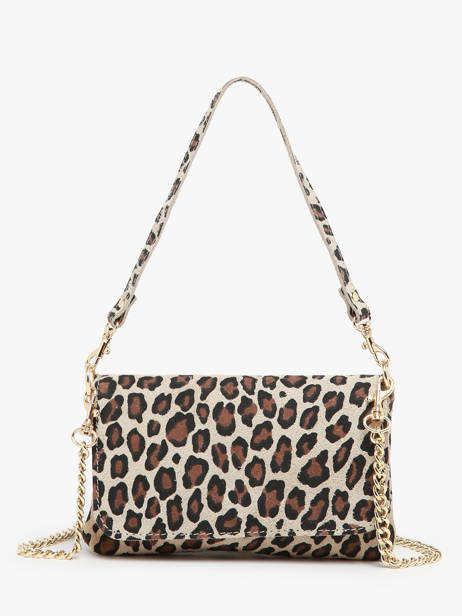 Cross Body Tas Velvet Leopardo Leder Milano Veelkleurig velvet leopardo VL24063