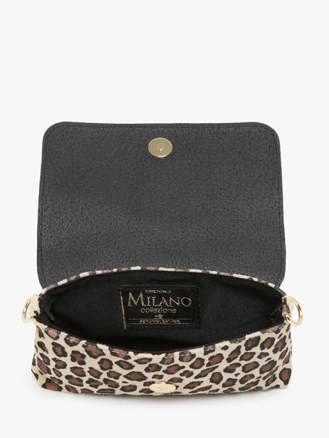 Cross Body Tas Velvet Leopardo Leder Milano Veelkleurig velvet leopardo VL24063 ander zicht 3
