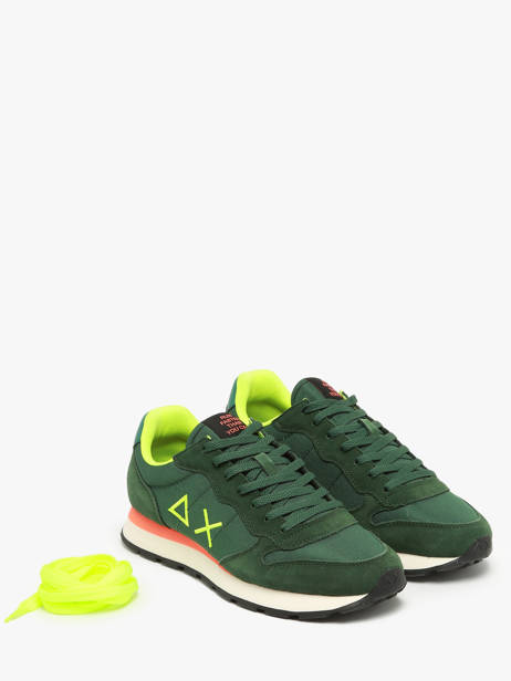 Sneakers Tom Fluo Sun68 Groen men Z44102 ander zicht 1