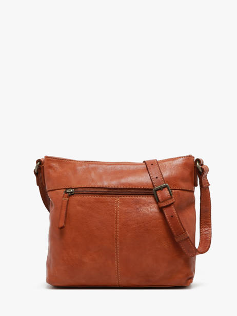 Cross Body Tas Utility Leder Basilic pepper Bruin utility BUTI06 ander zicht 4