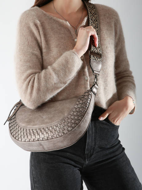 Cross Body Tas Winter Tresse Miniprix Zilver winter tresse 6003 ander zicht 1