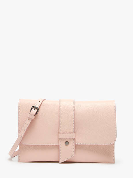 Cross Body Tas Caviar Leder Milano Roze caviar CA240610