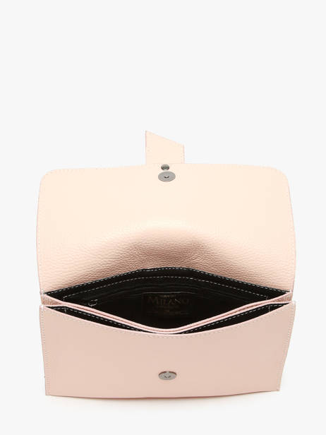 Cross Body Tas Caviar Leder Milano Roze caviar CA240610 ander zicht 3